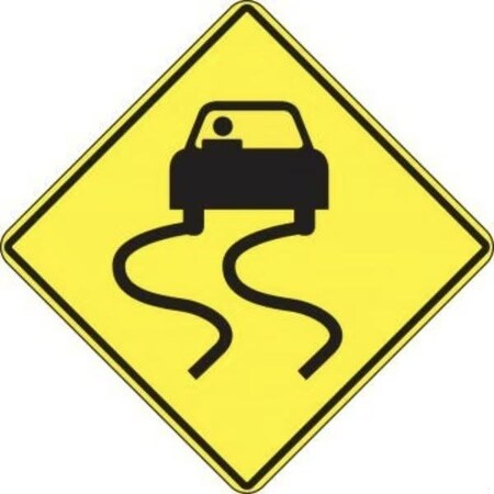 Accuform SURFACE  DRIVING CONDITIONS SIGN FRW681RA FRW681RA